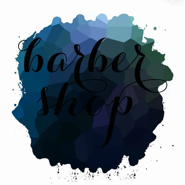 Barber Shop Tekst Abstracte Kleurrijke Achtergrond — Stockfoto