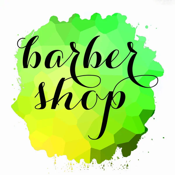 Barber Shop Text Abstract Colorful Background — Stock Photo, Image