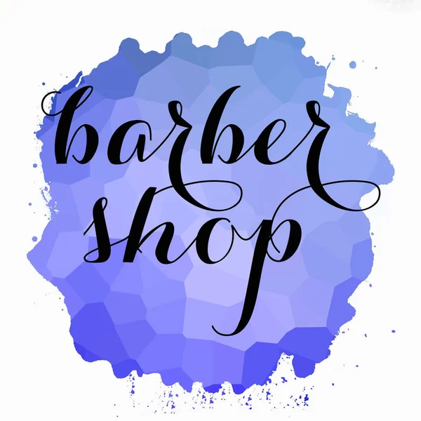 Barber Shop Text Abstract Colorful Background — Stock Photo, Image