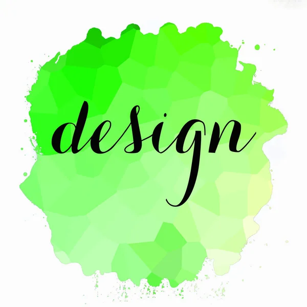 Design Text Abstrakt Färgglad Bakgrund — Stockfoto