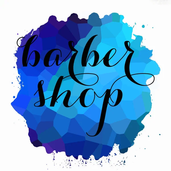 Barber Shop Text Abstract Colorful Background — Stock Photo, Image