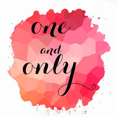 soyut renkli arkaplan üzerine sadece bir metin