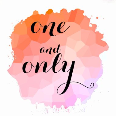 soyut renkli arkaplan üzerine sadece bir metin