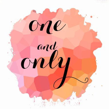 soyut renkli arkaplan üzerine sadece bir metin