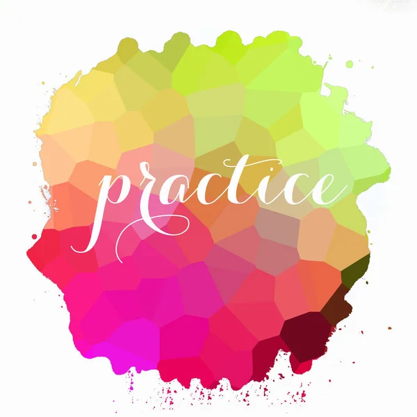 Practice Text Abstract Colorful Background — Stock Photo, Image