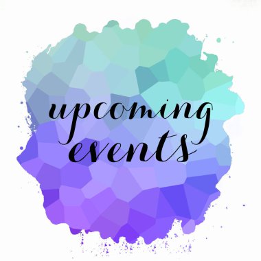 Soyut renkli arkaplan üzerine yaklaşan olaylar metni