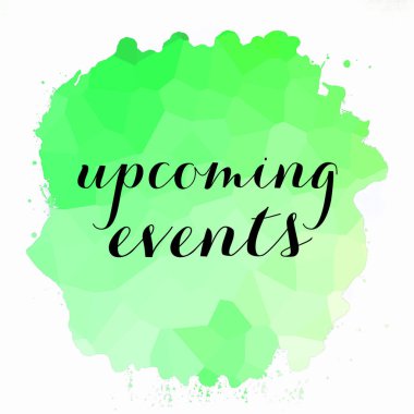 Soyut renkli arkaplan üzerine yaklaşan olaylar metni