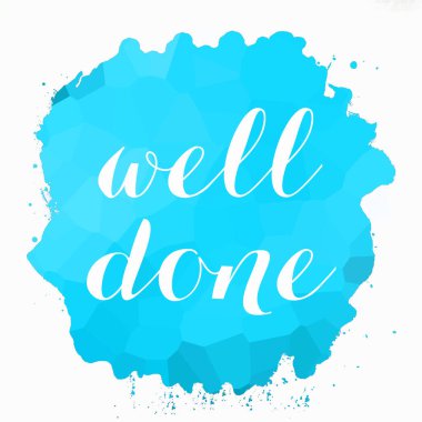 Soyut renkli arkaplan üzerine iyi yapılmış metin