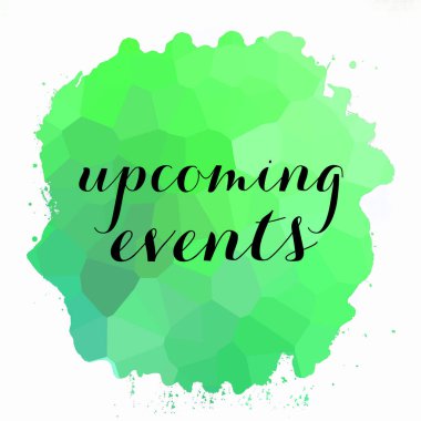 Soyut renkli arkaplan üzerine yaklaşan olaylar metni