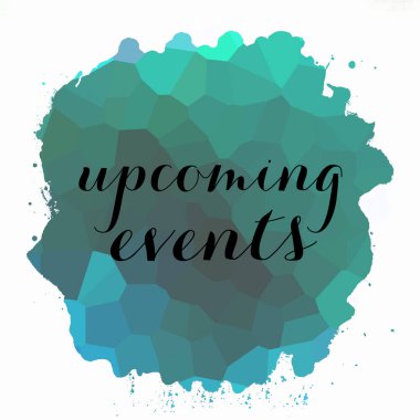 Soyut renkli arkaplan üzerine yaklaşan olaylar metni