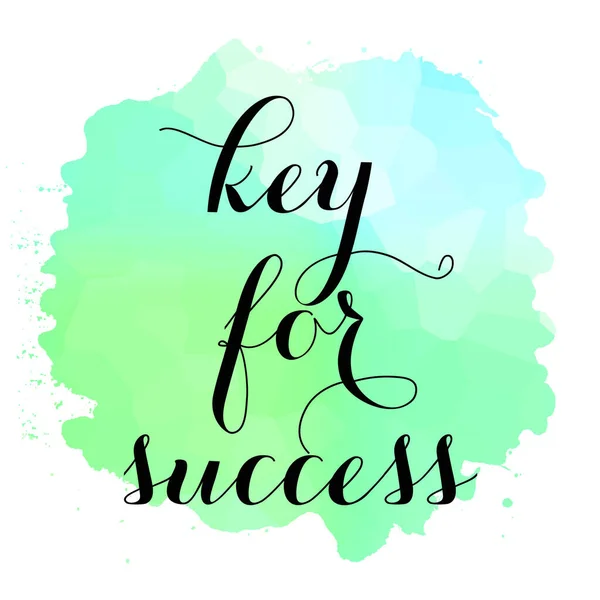 Key Success Text Abstract Colorful Background — Stock Photo, Image