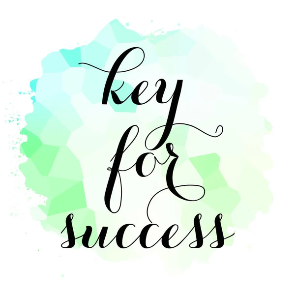 Key Success Text Abstract Colorful Background — Stock Photo, Image