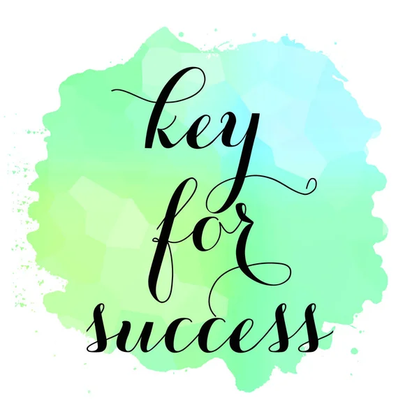 Key Success Text Abstract Colorful Background — Stock Photo, Image