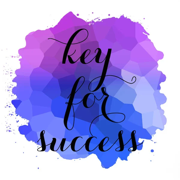 Key Success Text Abstract Colorful Background — Stock Photo, Image