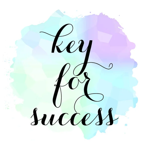 Key Success Text Abstract Colorful Background — Stock Photo, Image