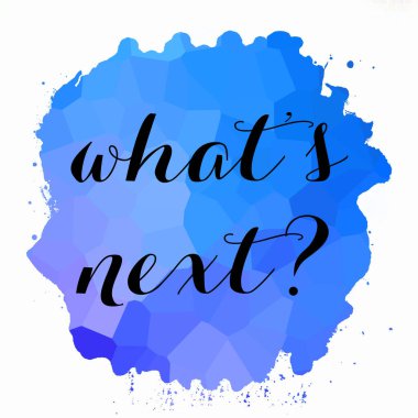 Soyut renkli arkaplan üzerine bir sonraki metin