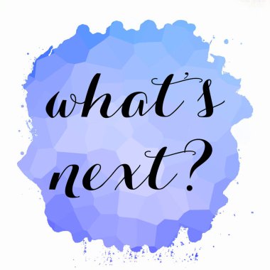 Soyut renkli arkaplan üzerine bir sonraki metin