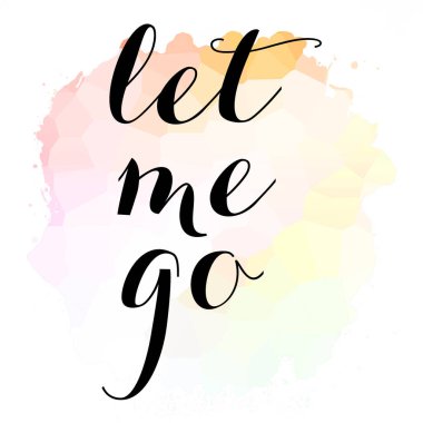 Soyut renkli arkaplan üzerine metin yazayım.