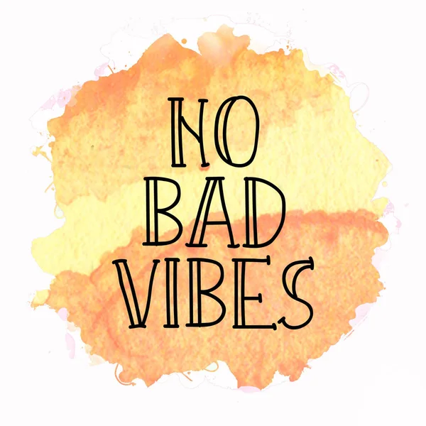 Bad Vibes Text Abstract Colorful Background — Stock Photo, Image