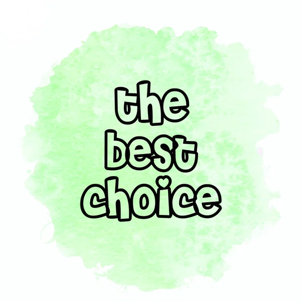 Best Choice Text Abstract Colorful Background — Stock Photo, Image