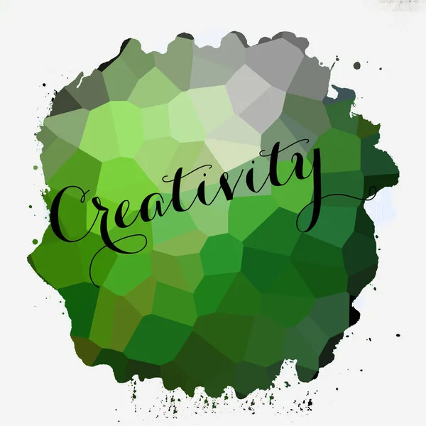 Ord Kreativitet Abstrakt Färgstark Bakgrund — Stockfoto