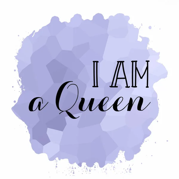 Queen Text Abstract Colorful Background — Stock Photo, Image