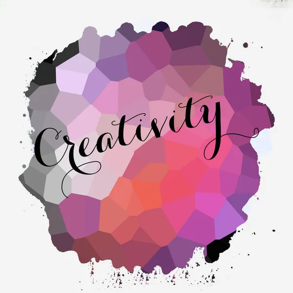 Word Creativity Abstract Colorful Background — Stock Photo, Image