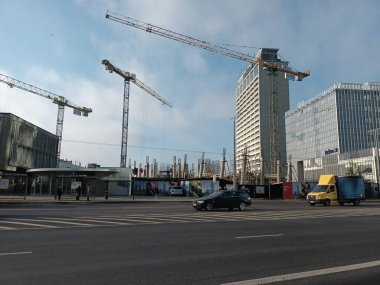 Vilnius Litvanya, şehir konsept görünümü