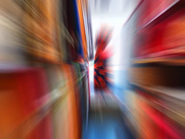 Blurred City View Motion Urban Concept — Stock Photo, Image