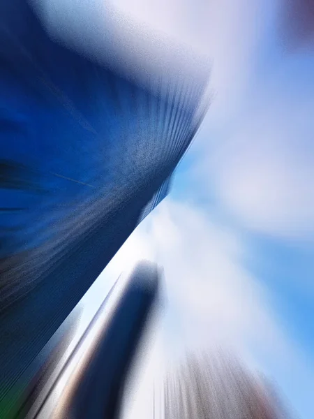 Blurred City View Motion Urban Concept — Stock Photo, Image