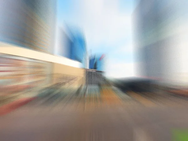 Blurred City View Motion Urban Concept — Stock Photo, Image