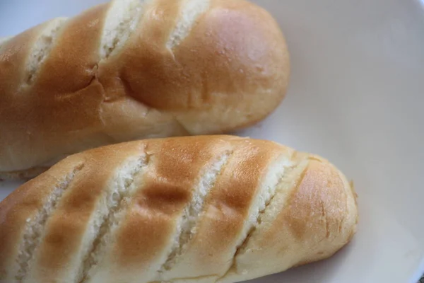Булочки Свежим Хлебом — стоковое фото
