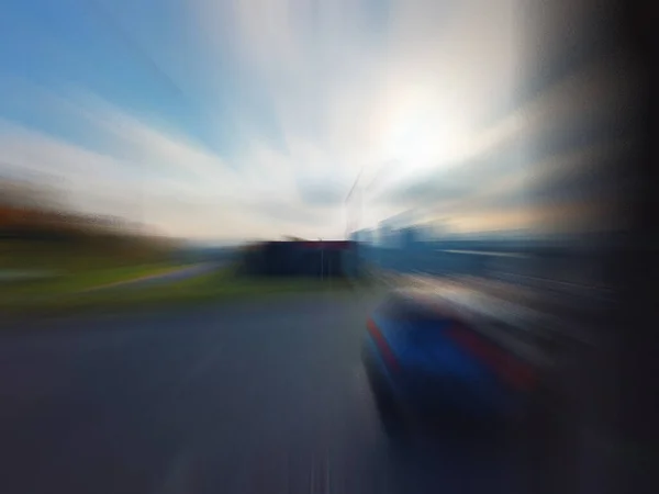 Blurred City View Motion Urban Concept — Stock Photo, Image