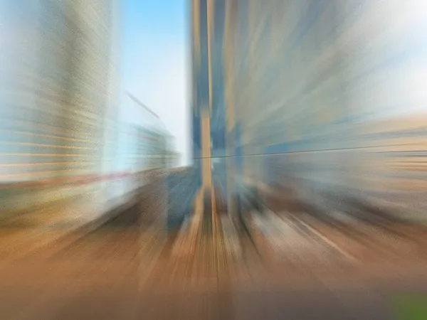 Blurred City View Motion Urban Concept — Stock Photo, Image