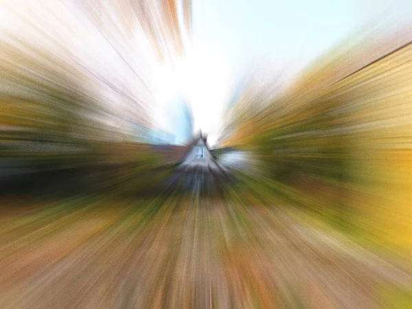 Blurred City View Motion Urban Concept — Stock Photo, Image