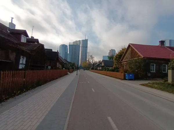 Вильнюс Литва Концепция Городского Развития — стоковое фото