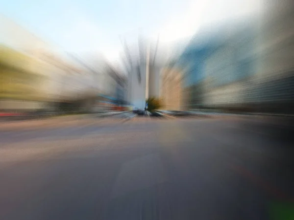 Blurred City View Motion Urban Concept — Stock Photo, Image