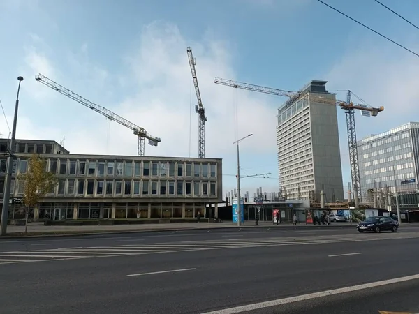 Wilno Litwa Widok Koncepcję Urbanistyczną — Zdjęcie stockowe
