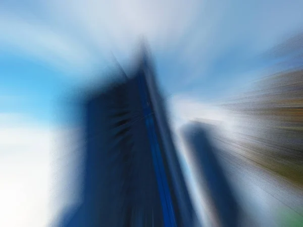 Blurred City View Motion Urban Concept — Stock Photo, Image