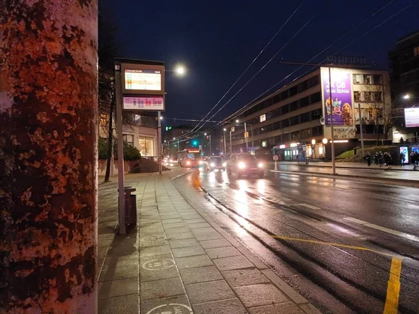 立陶宛的维纳斯城夜景 — 图库照片