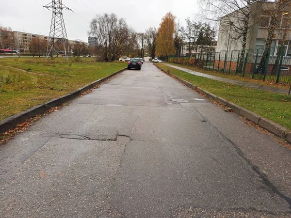 秋の歩道の美しい景色 — ストック写真