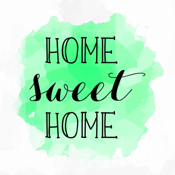 Home Sweet Home Text Auf Abstrakten Bunten Hintergrund — Stockfoto