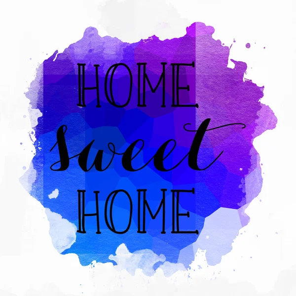 Home Sweet Home Texte Sur Fond Abstrait Coloré — Photo
