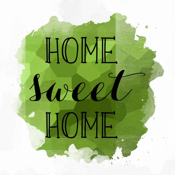 Home Sweet Home Text Auf Abstrakten Bunten Hintergrund — Stockfoto