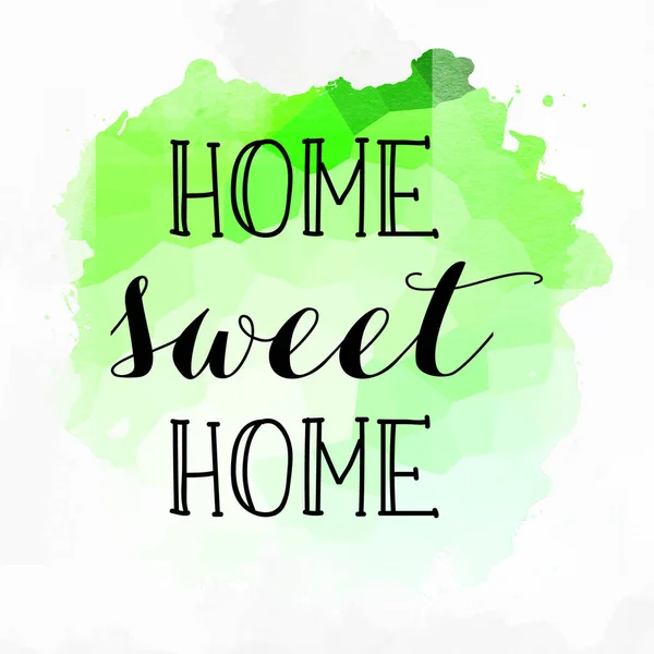 Home Sweet Home Texte Sur Fond Abstrait Coloré — Photo