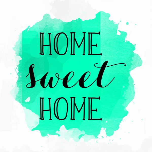 Home Sweet Home Testo Sfondo Colorato Astratto — Foto Stock