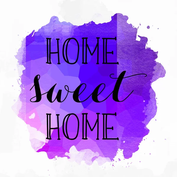 Home Sweet Home Texte Sur Fond Abstrait Coloré — Photo