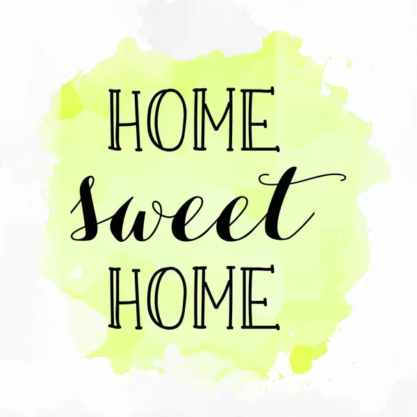 Home Sweet Home Text Auf Abstrakten Bunten Hintergrund — Stockfoto