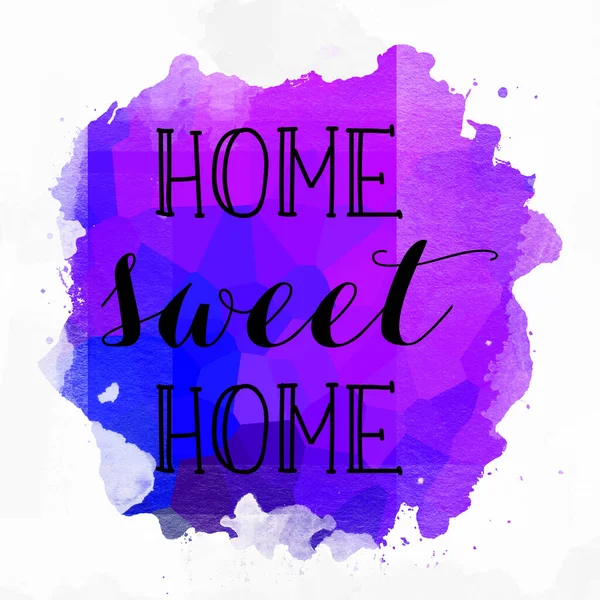 Home Sweet Home Text Abstract Colorido Fundo — Fotografia de Stock