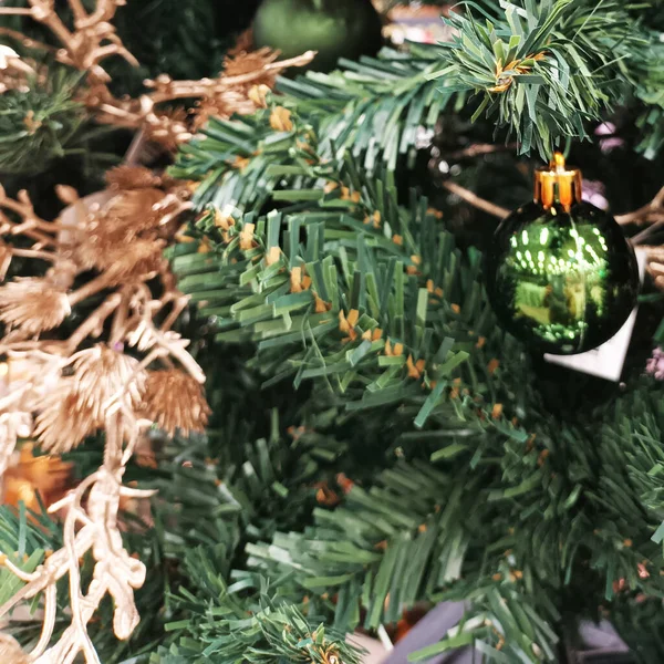 Fond Noël Décor Jouets Vue Rapprochée — Photo